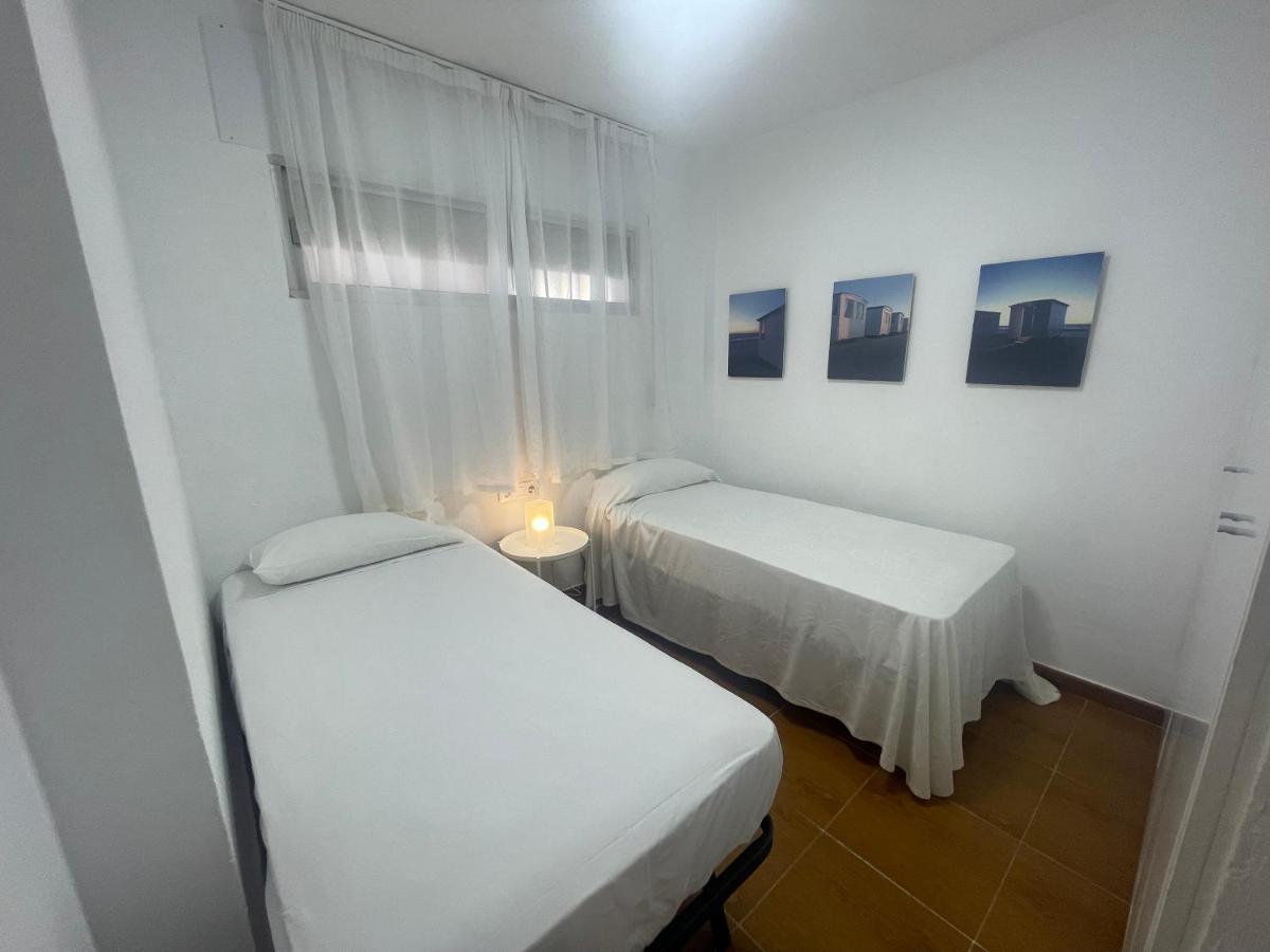 קדיז Apartamento La Mar De Cerca. Terraza Vistas Mar. 1ª Linea Playa מראה חיצוני תמונה